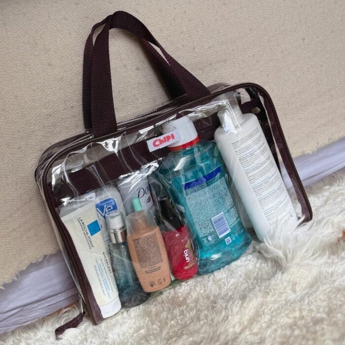 Valijita Ines Transparente Marron