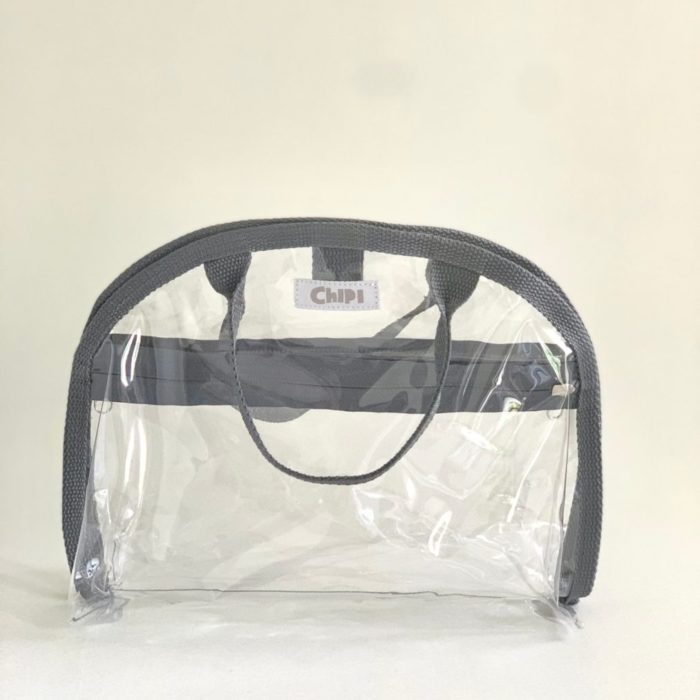 Bolsito Ines Transparente gris