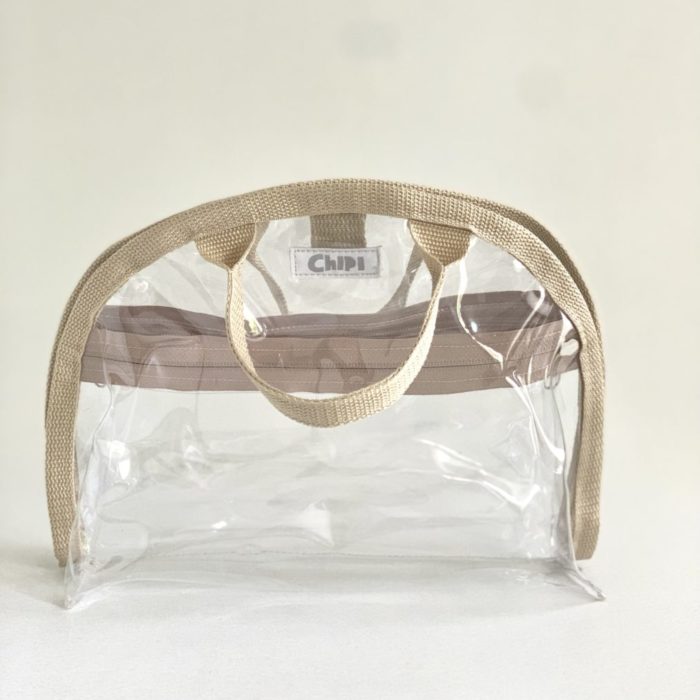 Bolsito Ines Transparente beige