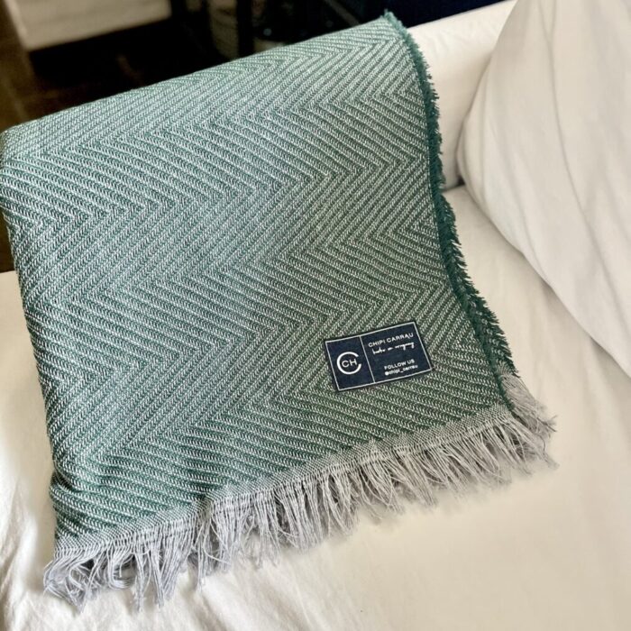 Manta Algodón Verde