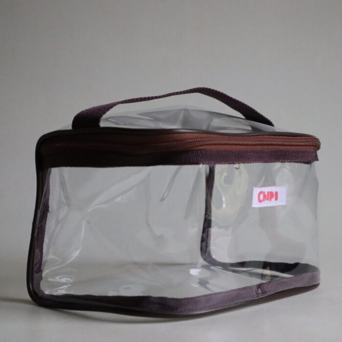 Bolsito Vero Nylon Grande Marrón