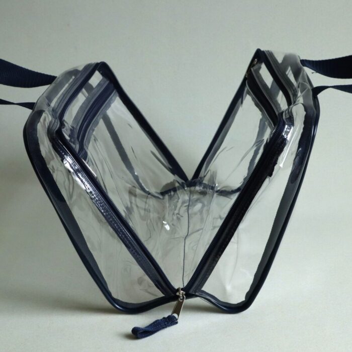 Valijita Ines Transparente Azul